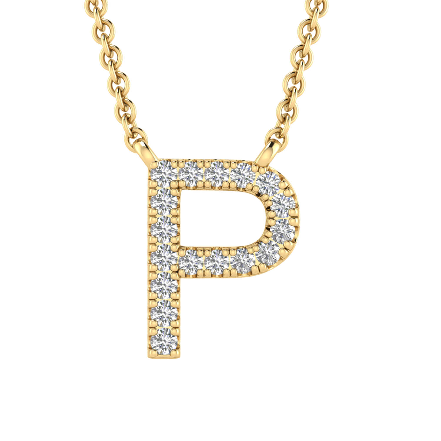 P diamond outlet pendant