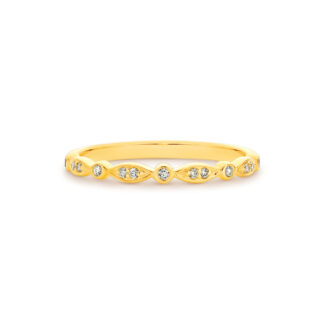 9k Gold Diamond Wedding Ring