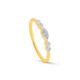 9k Yellow Gold Beaded Fashion Ring