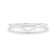 9k White Gold Wishbone Ring